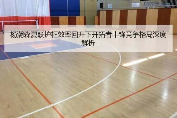 杨瀚森夏联护框效率回升下开拓者中锋竞争格局深度解析（odsports）